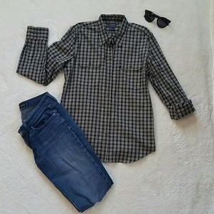 Chaps plaid button down